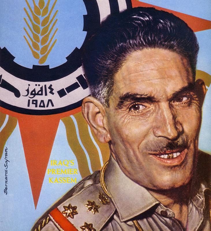 <b>Abdul Karim</b> Kassem, Prime Minister of Iraq 1958-1963 - picture-Abdul-Karim-Kassem